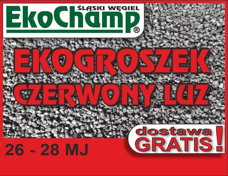 Ekogroszek EkoChamp® Czerwony luzem dostawa w cenie - Oferta Śląsk