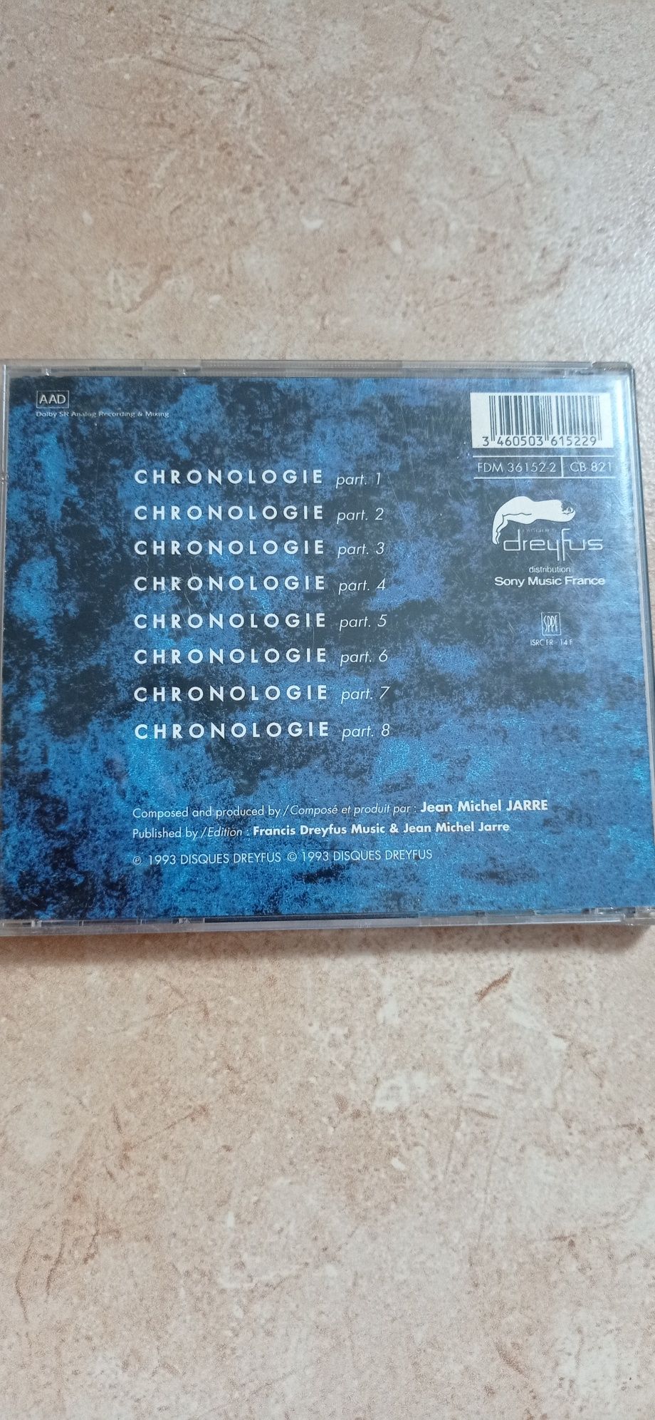 Jean Michel Jarre CHRONOLOGIE CD