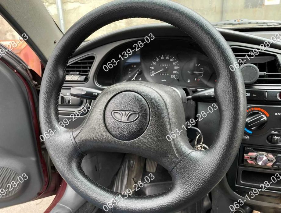 Daewoo Lanos Sens Оплетка Чехол На Руль Део Ланос Сенс Каучук Кожа