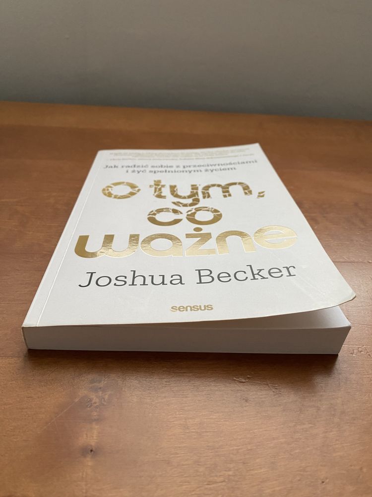 “O tym, co ważne” Joshua Becker – używana w dobrym stanie