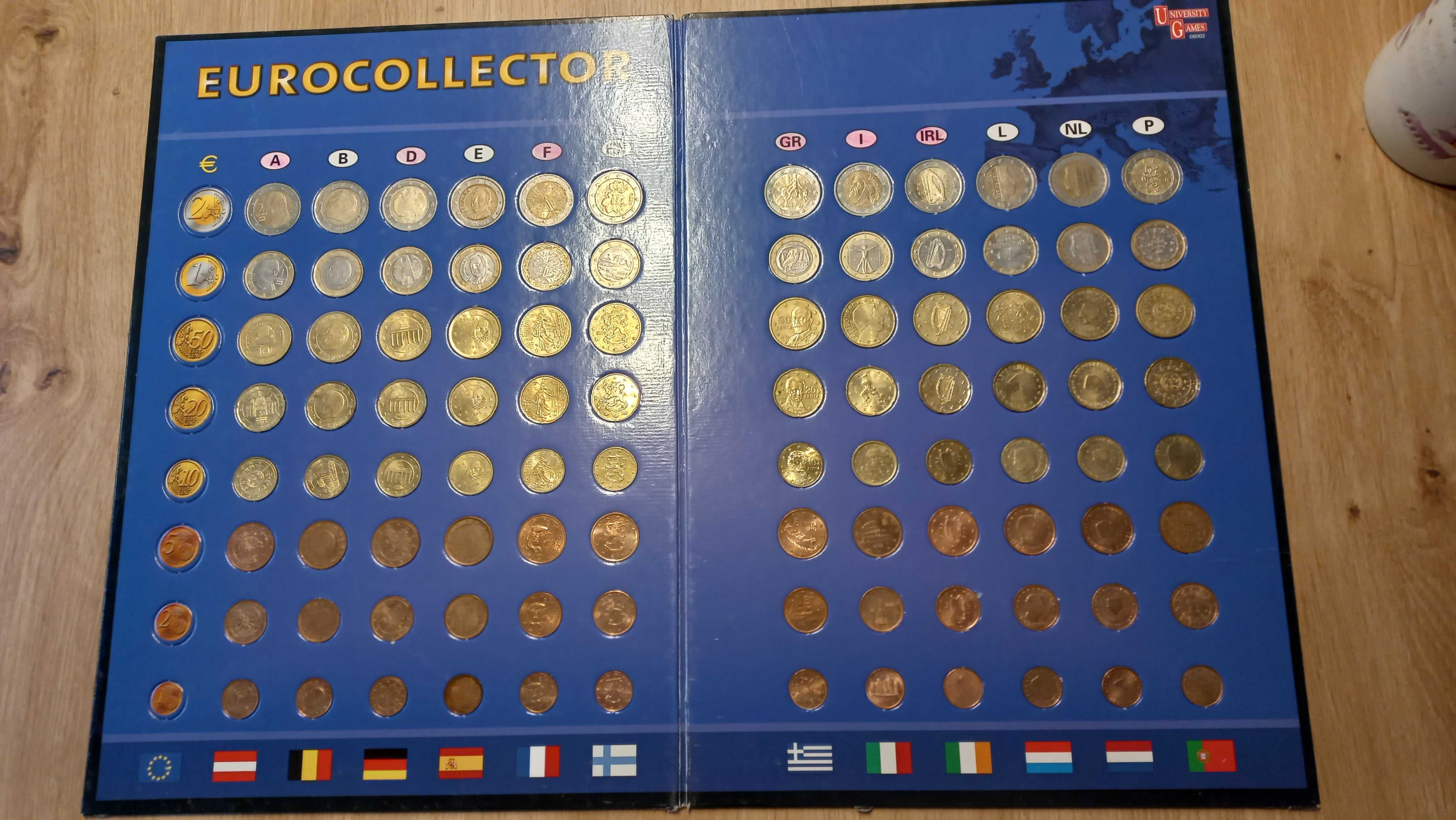 Sprzedam kolekcję monet euro