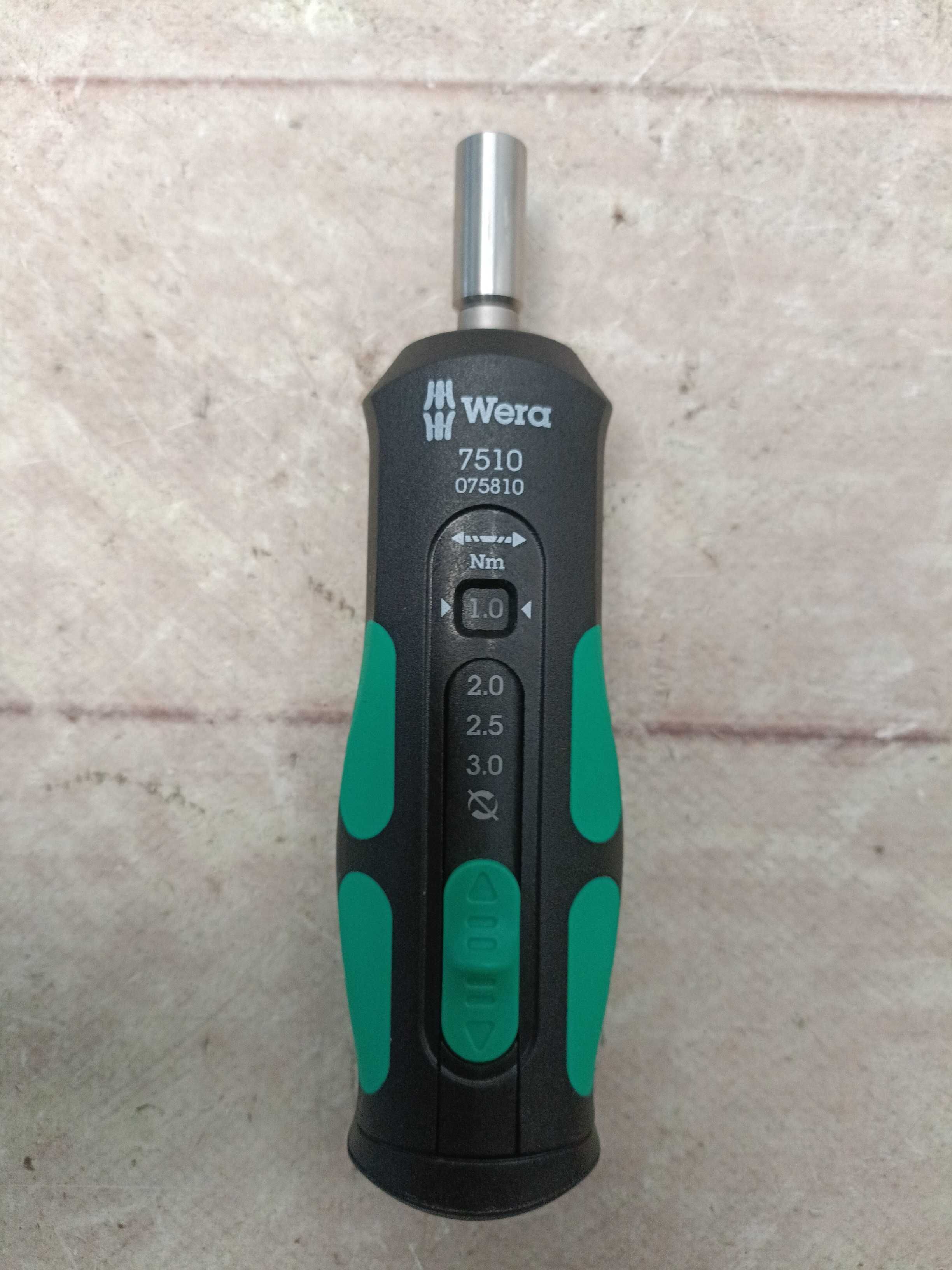 WERA 7510 динамометрична викрутка реверсна 1-3Nm