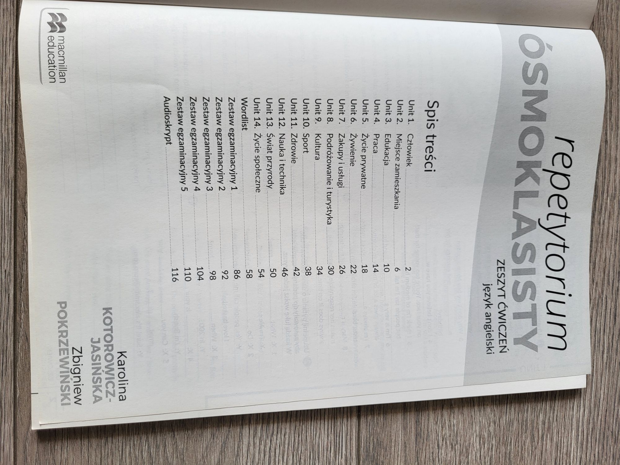 Repetytorium ósmoklasisty język angielski Zeszyt ćwiczeń