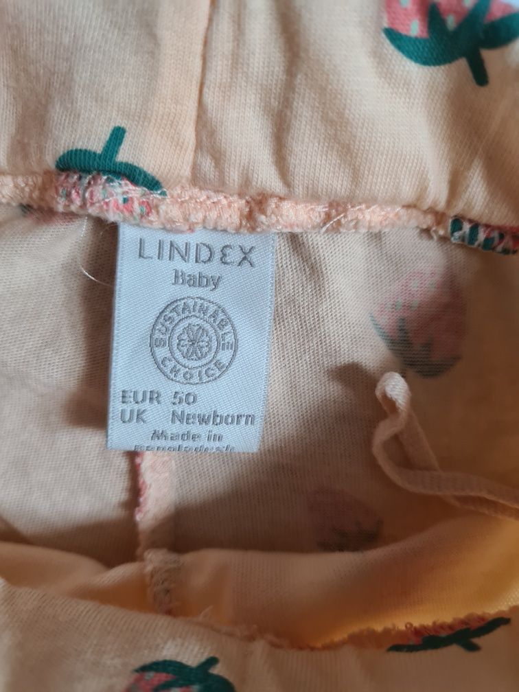 Spodnie Lindex truskawki r 50