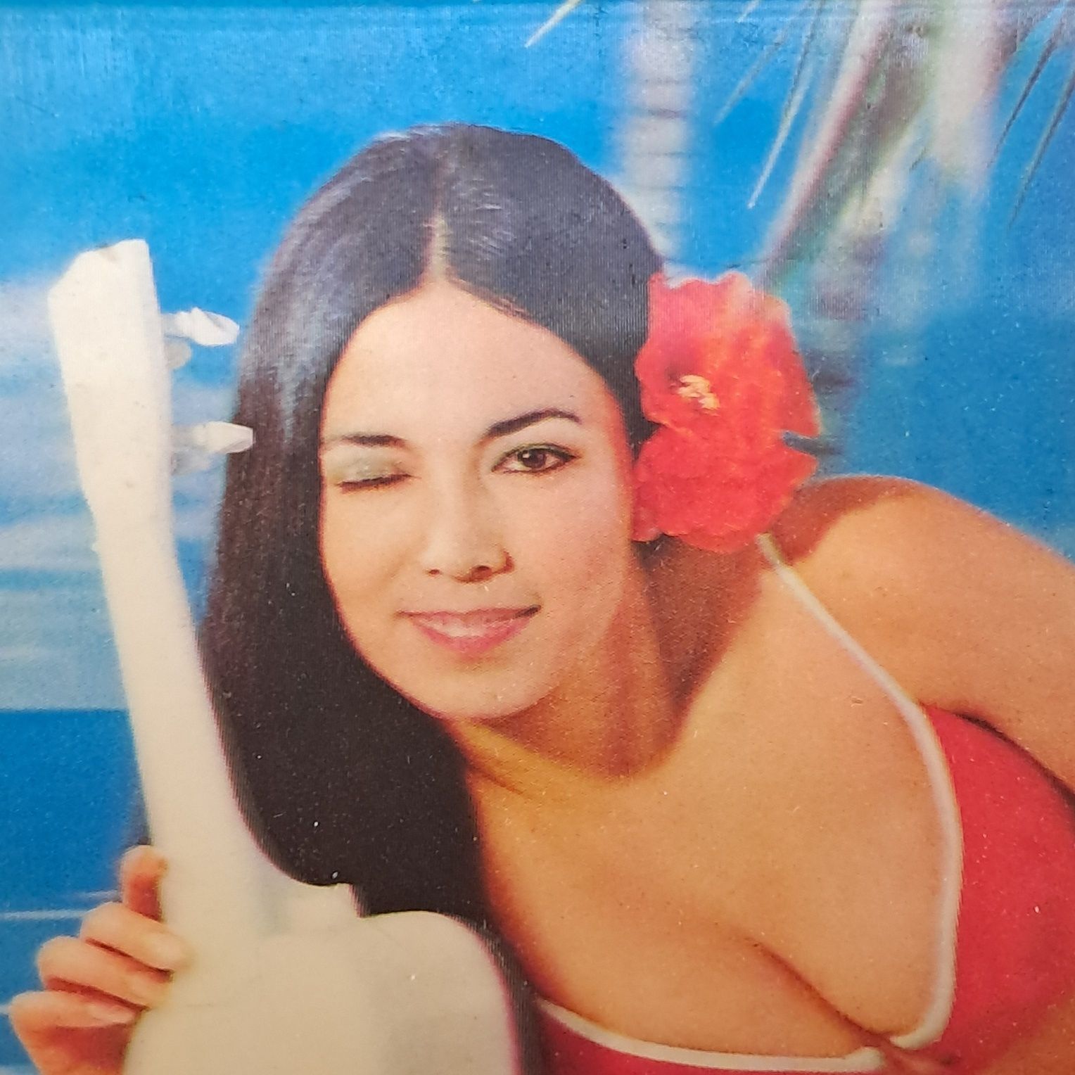 Kartka zdjęcie 3D lata 80'