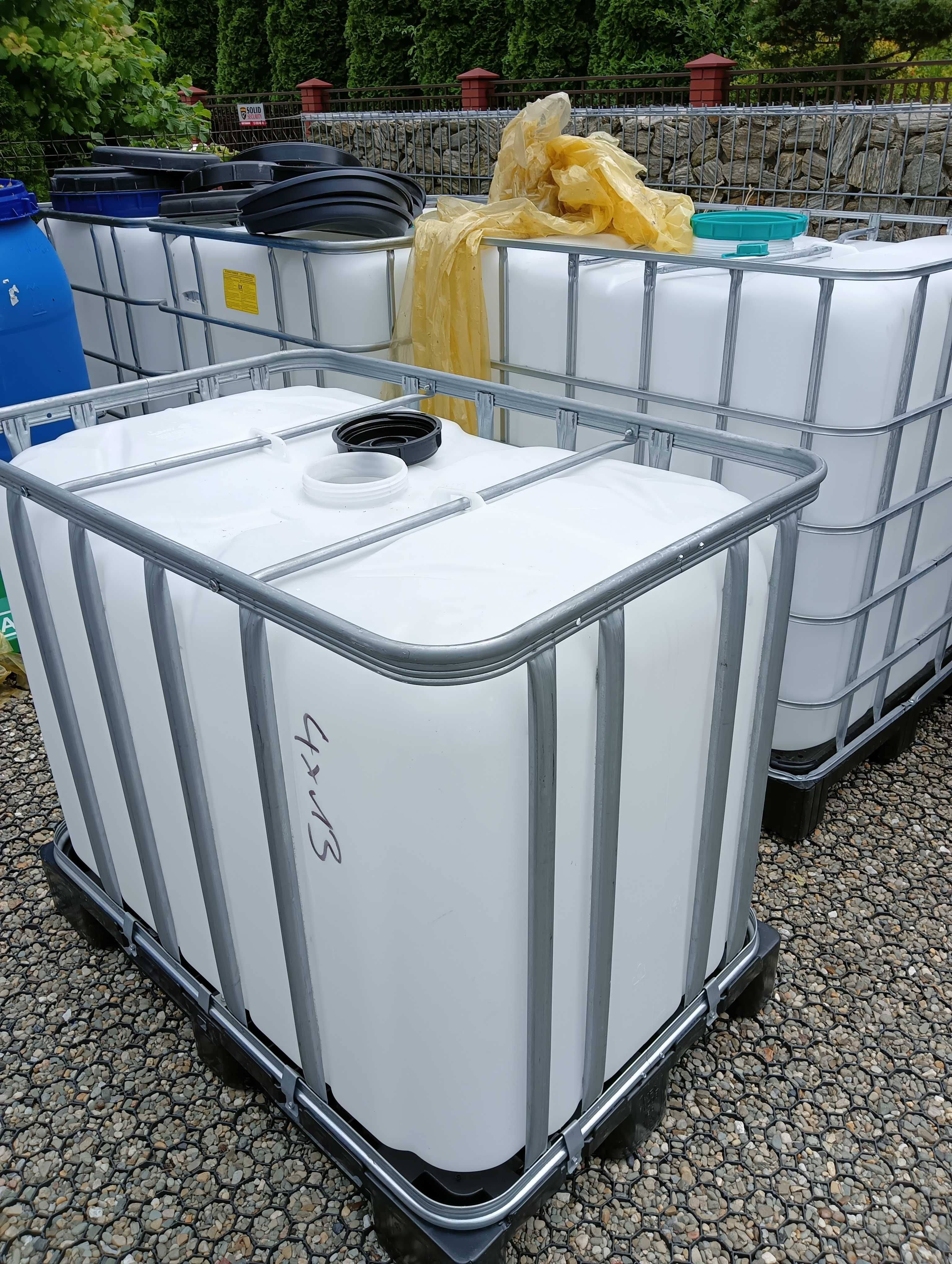 stan idealny Beczka na wodę deszczówkę zbiornik IBC mauser 600L  1000L