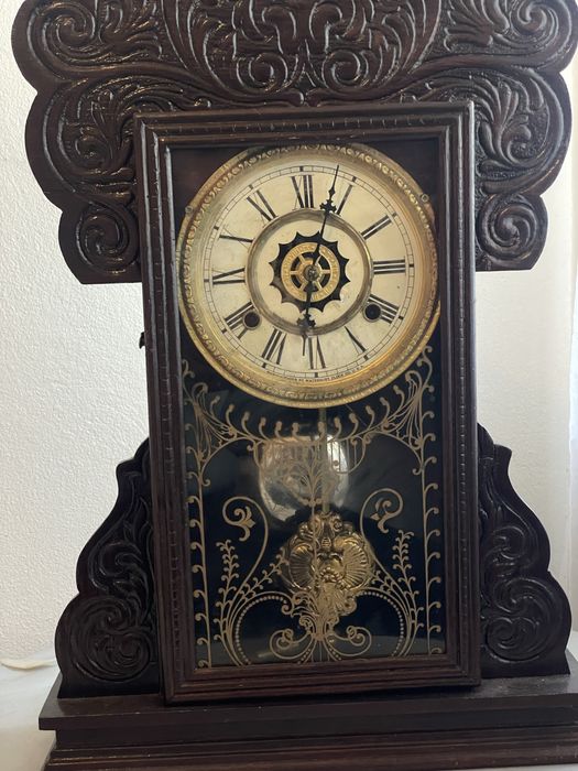 Relogio de pendulo antigo - Waterbury Clock