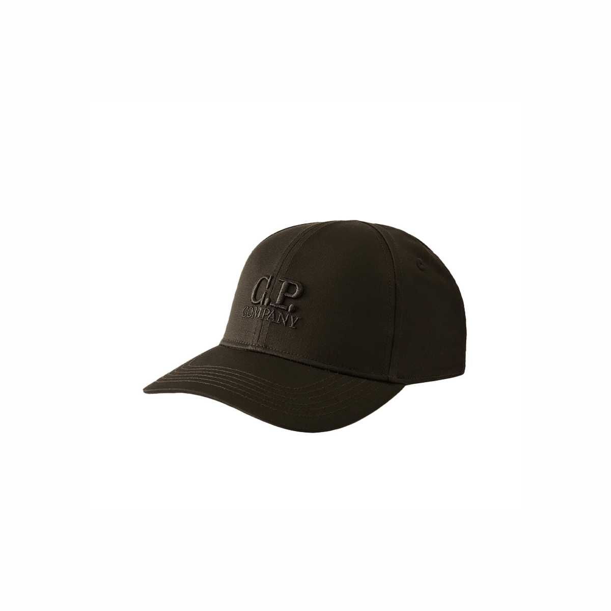 Кепка C.P. Company Gabardine Logo Cap Black 18CMAC282A006288A