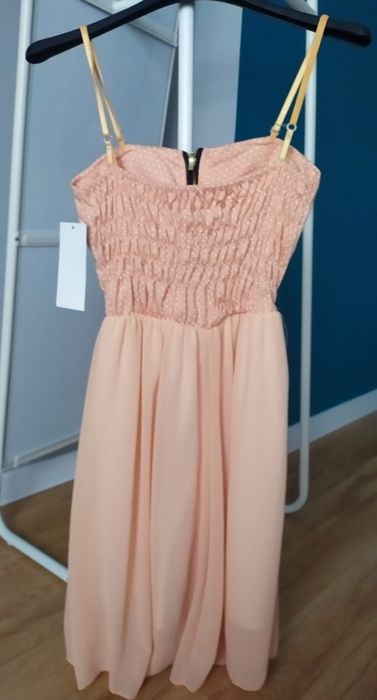 Nowa sukienka z metką pomarańczowa r. uniwersalny