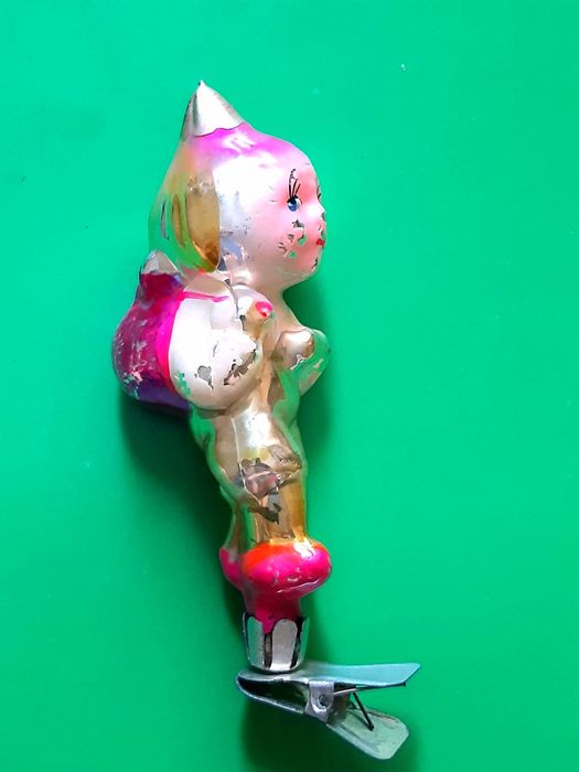 Антикварный ёлочные игрушки ссср