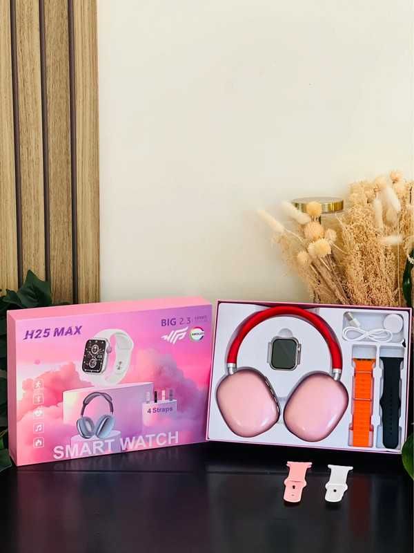 Smartwatch & Headphones c/ 4 fivelas