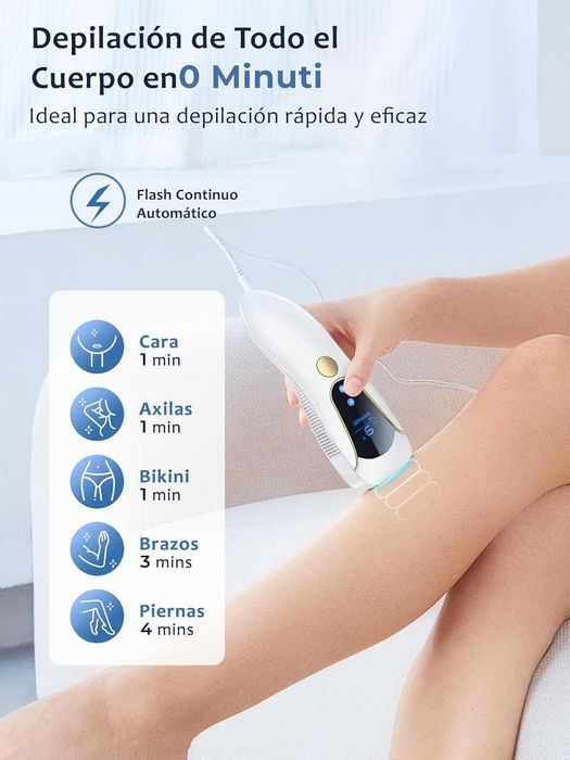 Máquina de Depilação a Laser IPL 3 em 1, portátil