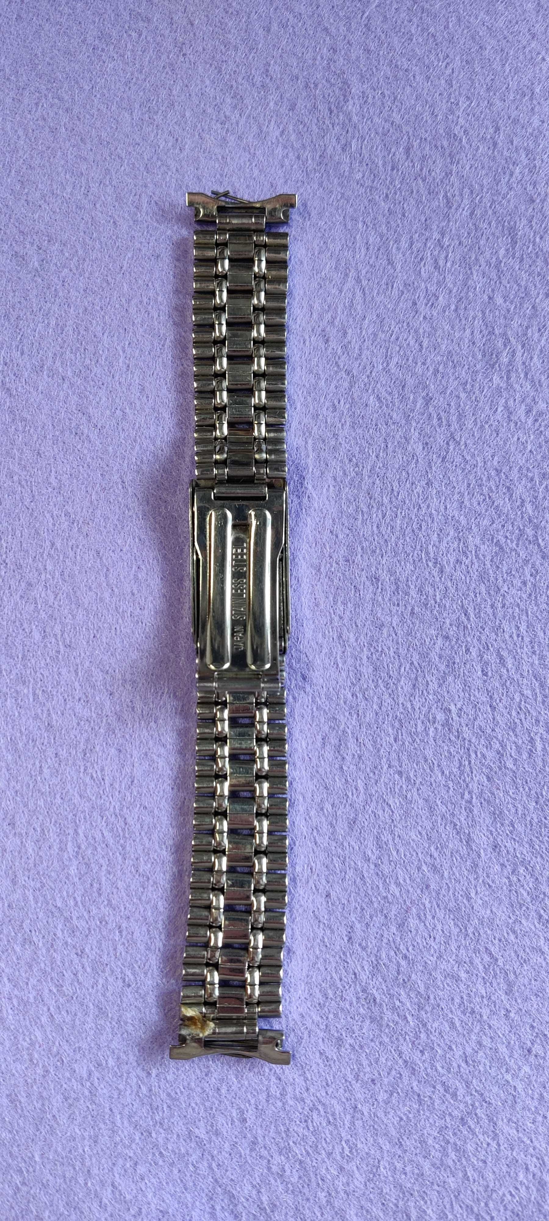 Citizen Crystal 7 - bransoleta stalowa - vintage lata 80