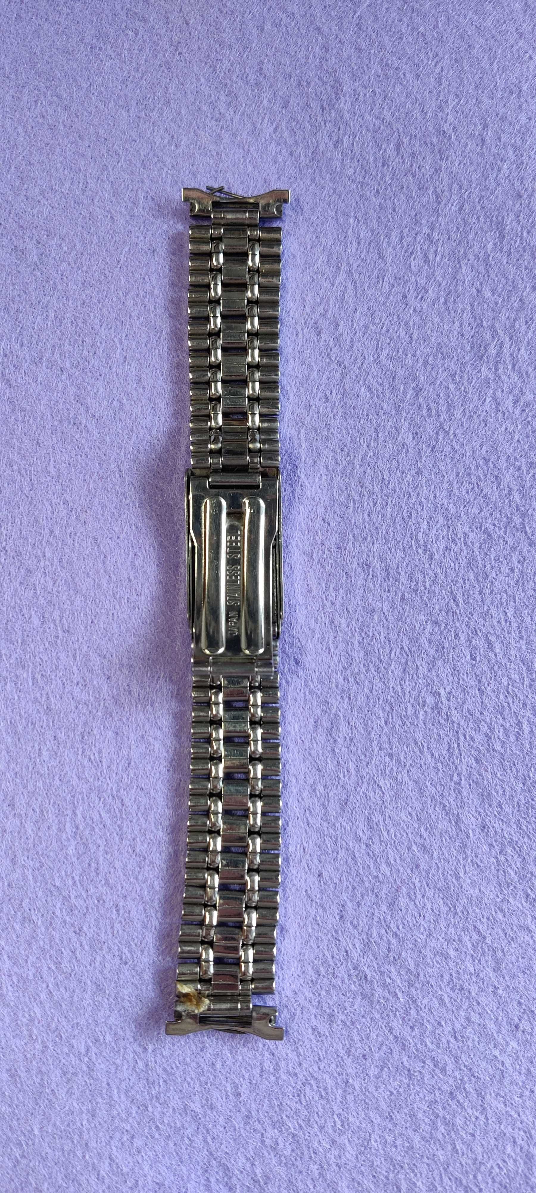 Citizen Crystal 7 - bransoleta stalowa - vintage lata 80