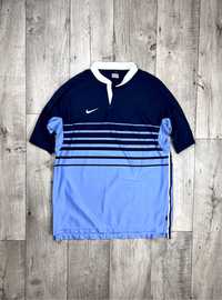 Nike dri-fit поло футболка XL размер спортивная синяя оригинал