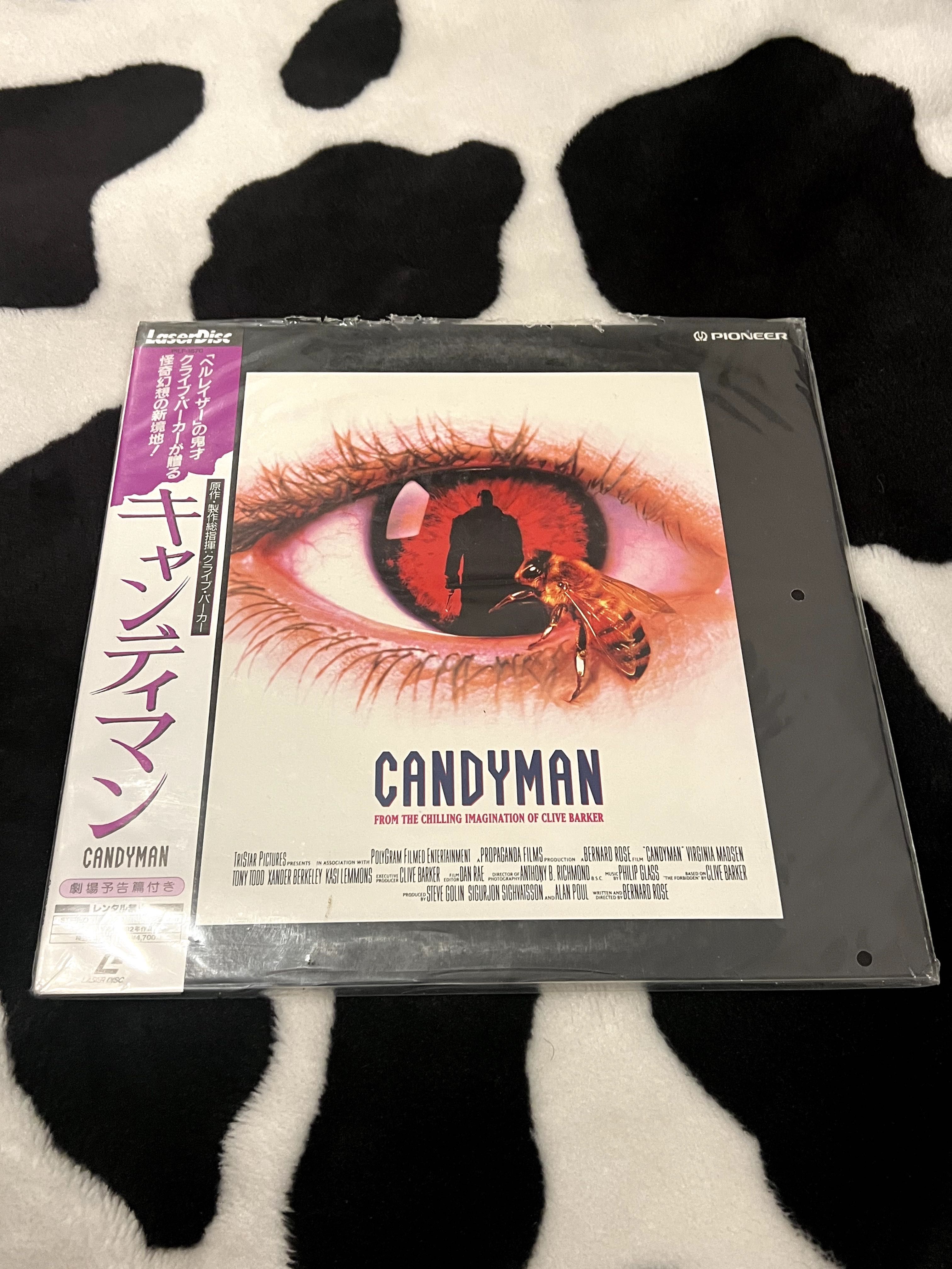 Laserdisc Candyman (1992) – Clive Barker, Tony Todd – Japan LD, NTSC