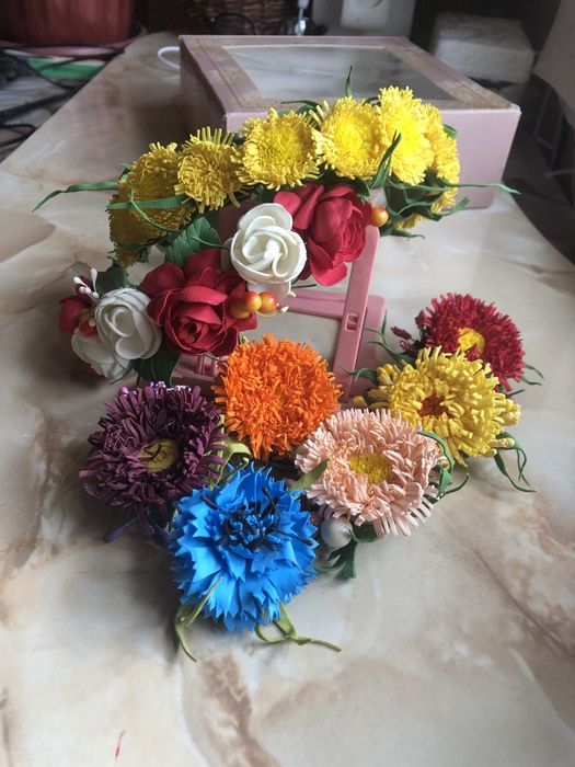 Обручі та заколки ручної роботи