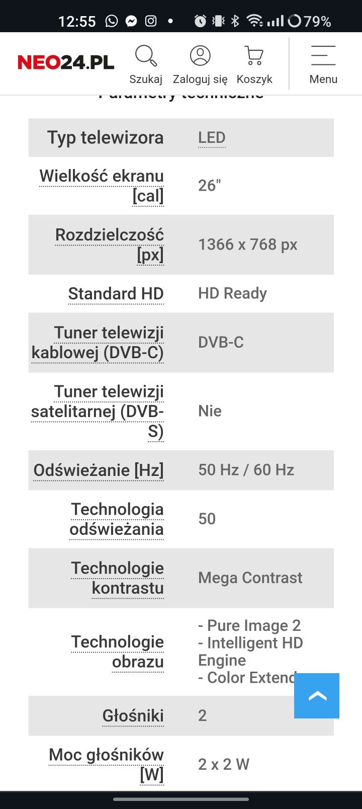 Telewizor LED Thomson 26'' 26h4246C