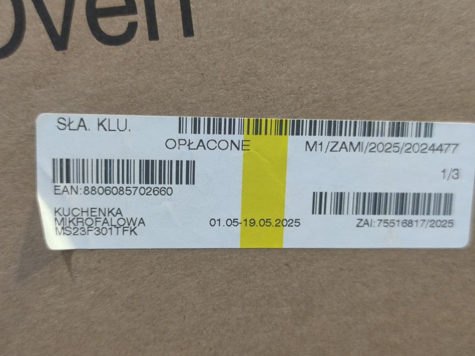Kuchenka mikrofalowa SAMSUNG MS23F301TFK