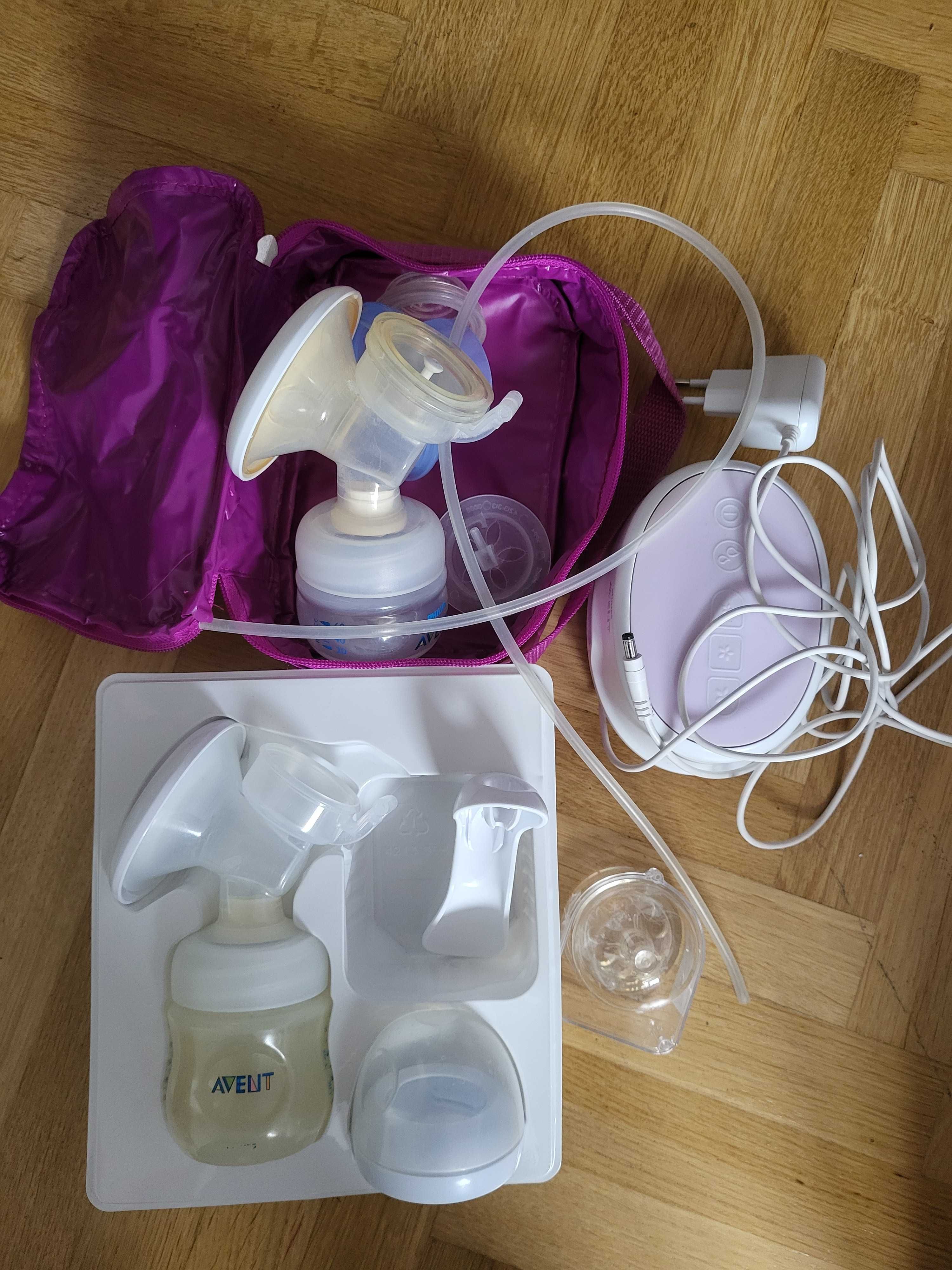 Laktator elektryczny i manualny Philips Avent + gratisy