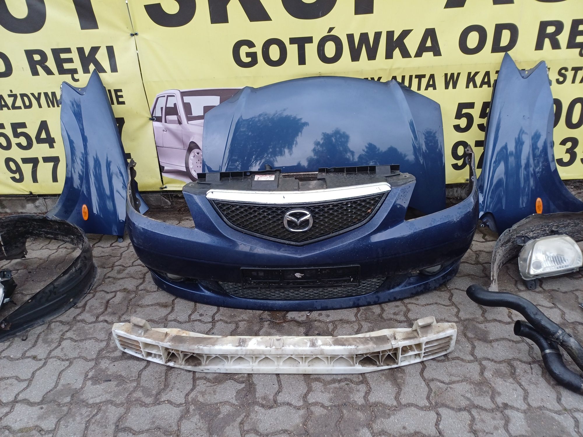 Mazda MPV maska zderzak błotnik chłodnica lampa belka KPL