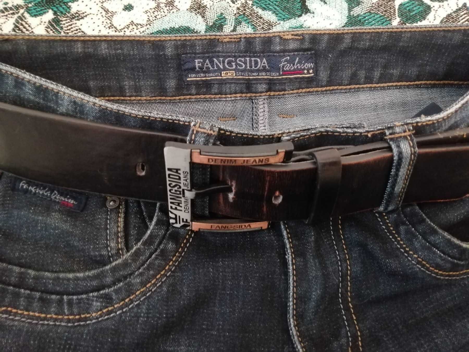 Джинсы Fangsida мужские / подростковые классические размер 28 XS