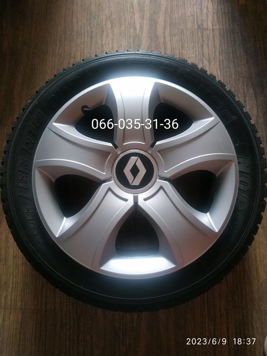 Ковпаки Рено Колпаки на колеса Renault r15 радіус есть все размеры
