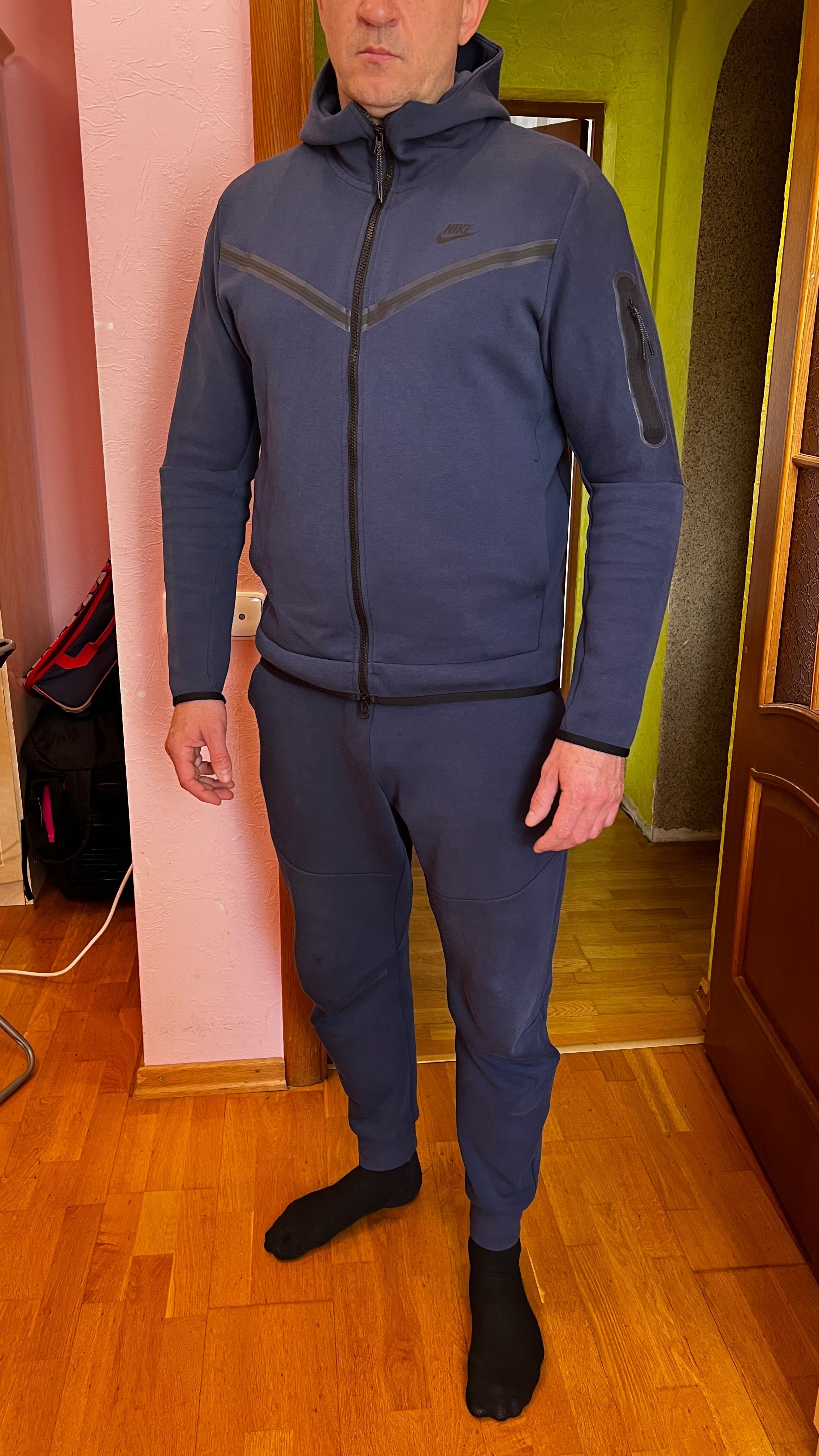 Спортивный костюм NIKE SPORTSWEAR TECH FLEECE BLUE оригинал.размер  L