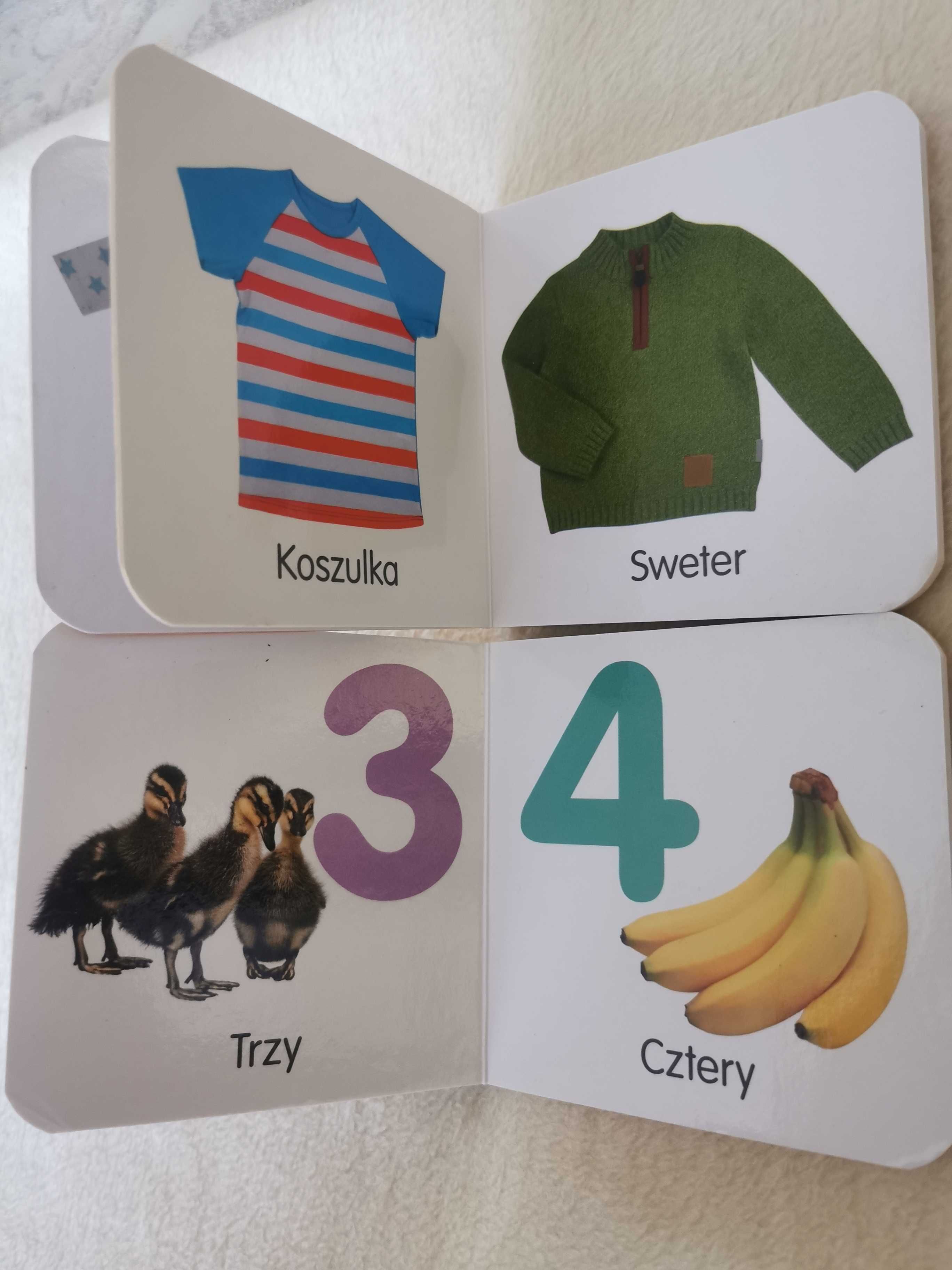 Cyferki, ubrania- pierwsza książka dla maluszka 0-3 lat
