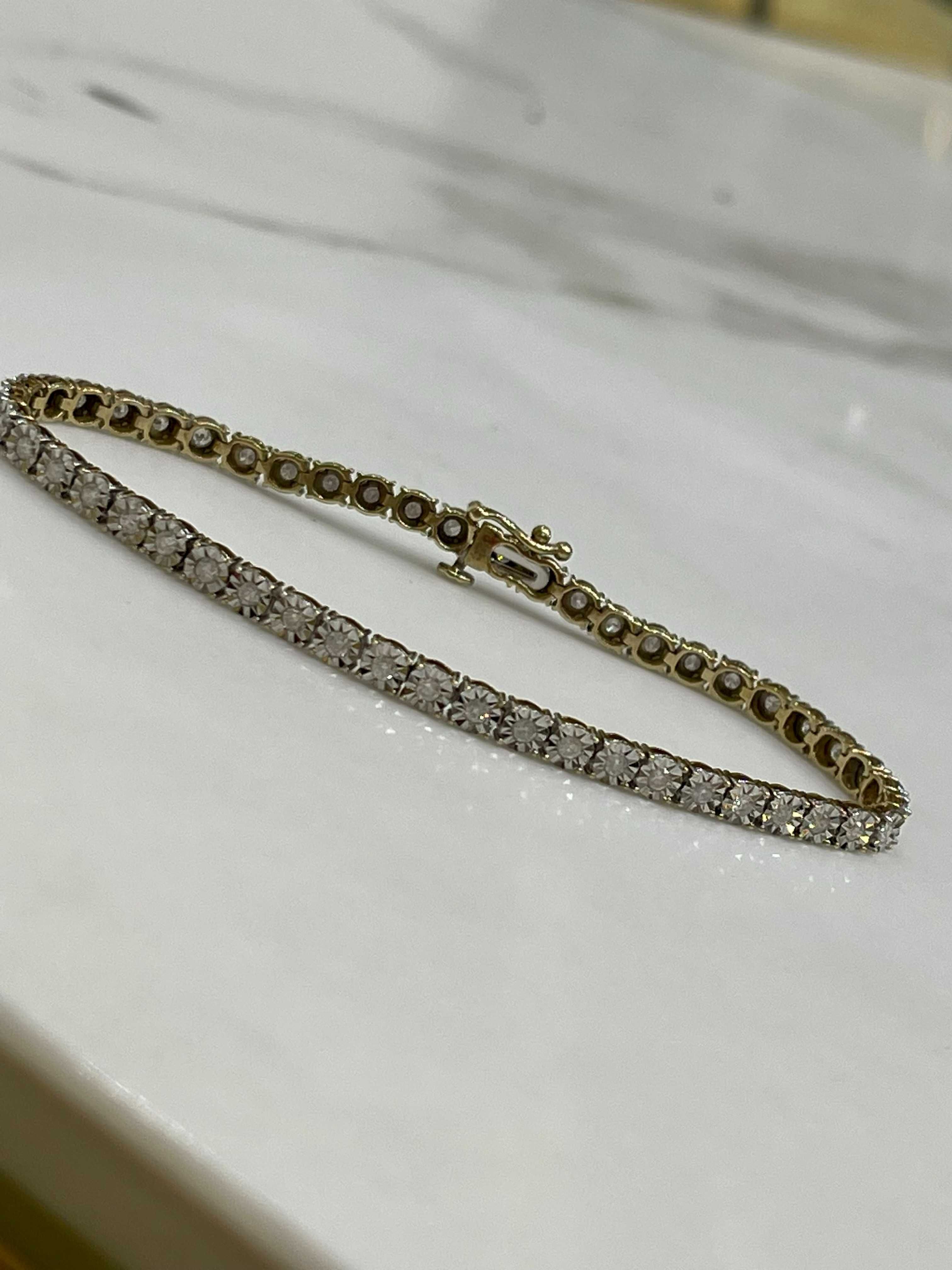 Bransoletka tenisowa z diamentami 1.00 CT