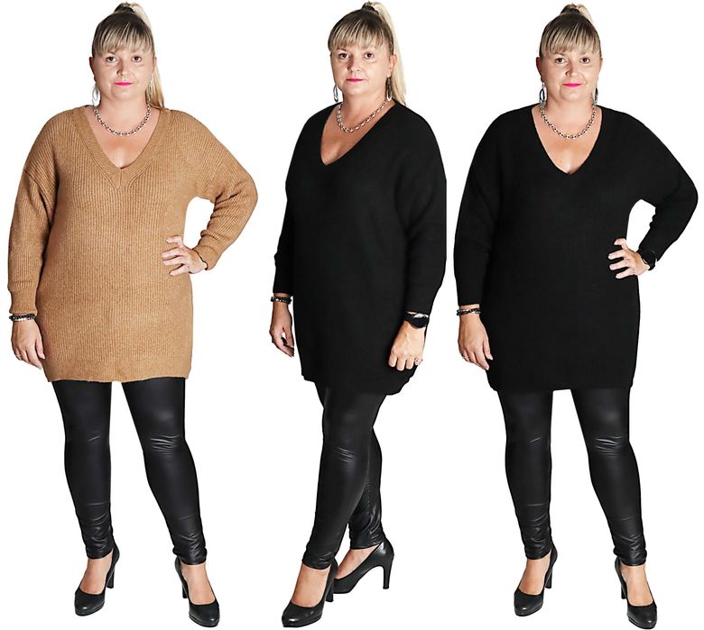 SWETER PRĄŻEK roz uniwersalny pasuje od 50 do 54