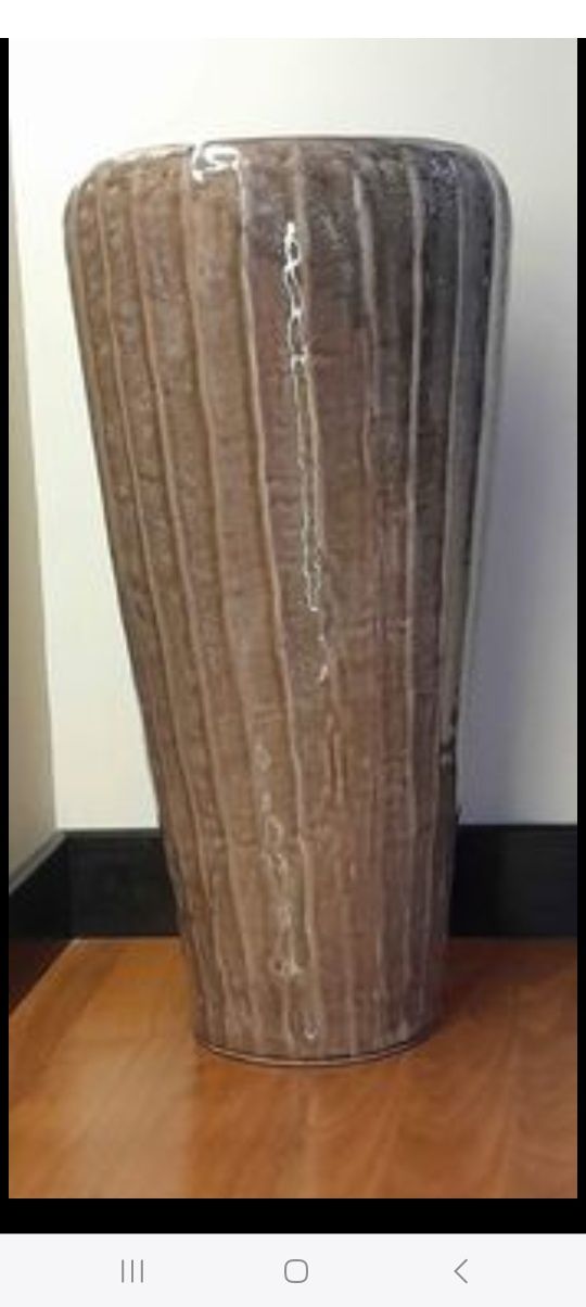 Vaso cerâmico decorativo novo