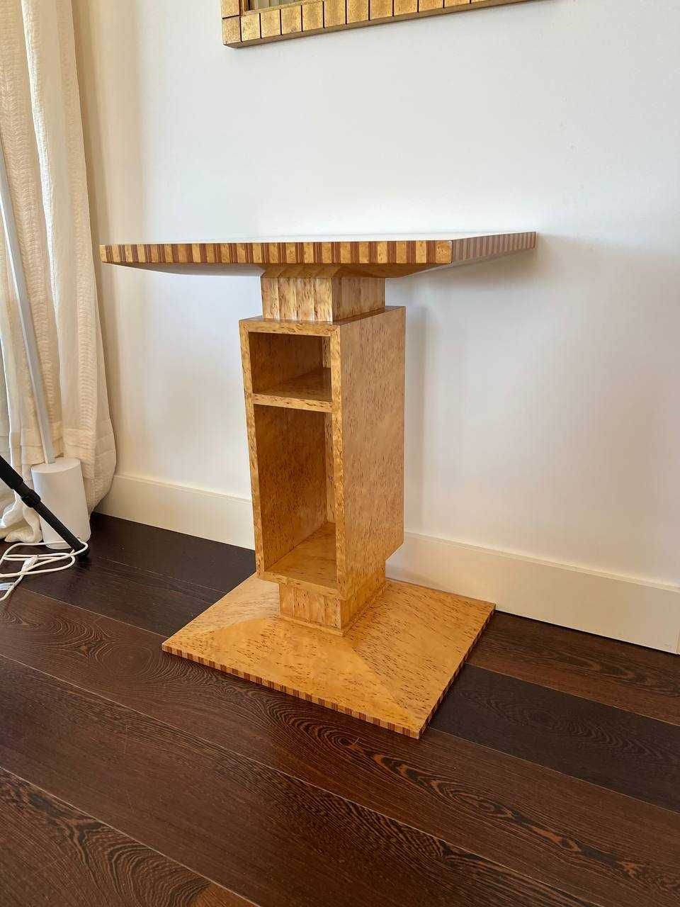 mesa decorativa em madeira