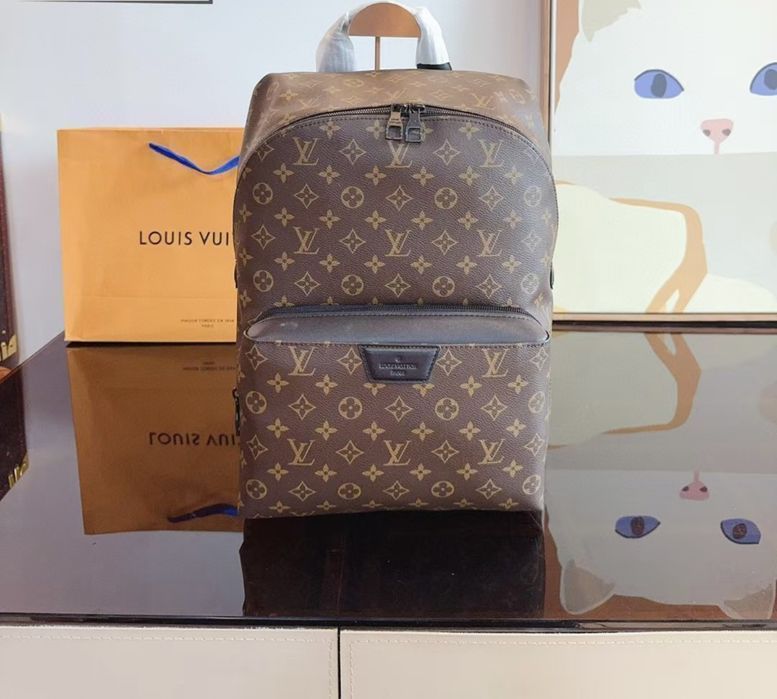 LOUIS VUITTON eclipse monogram мужской коричневый рюкзак портфель