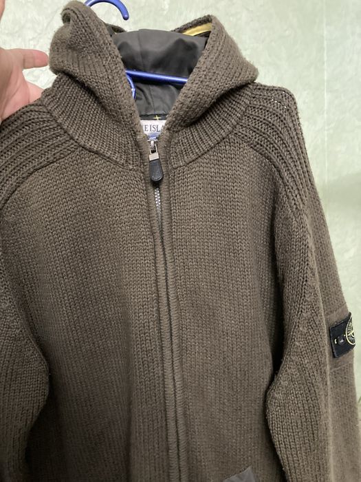 Зип худи Stone Island вязана кофта