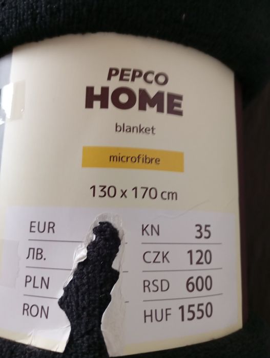 Koc polarowy nowy