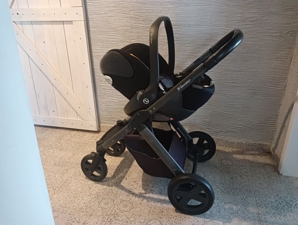 Zestaw X-lander x-pulse 4w1 wózek dziecięcy gondola baza isofix