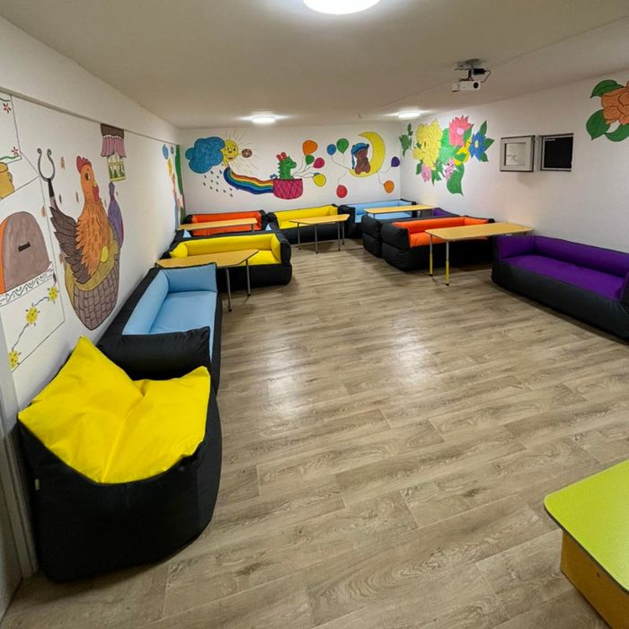 Диван бескаркасный, кресло мешок, пуф с наполнителем