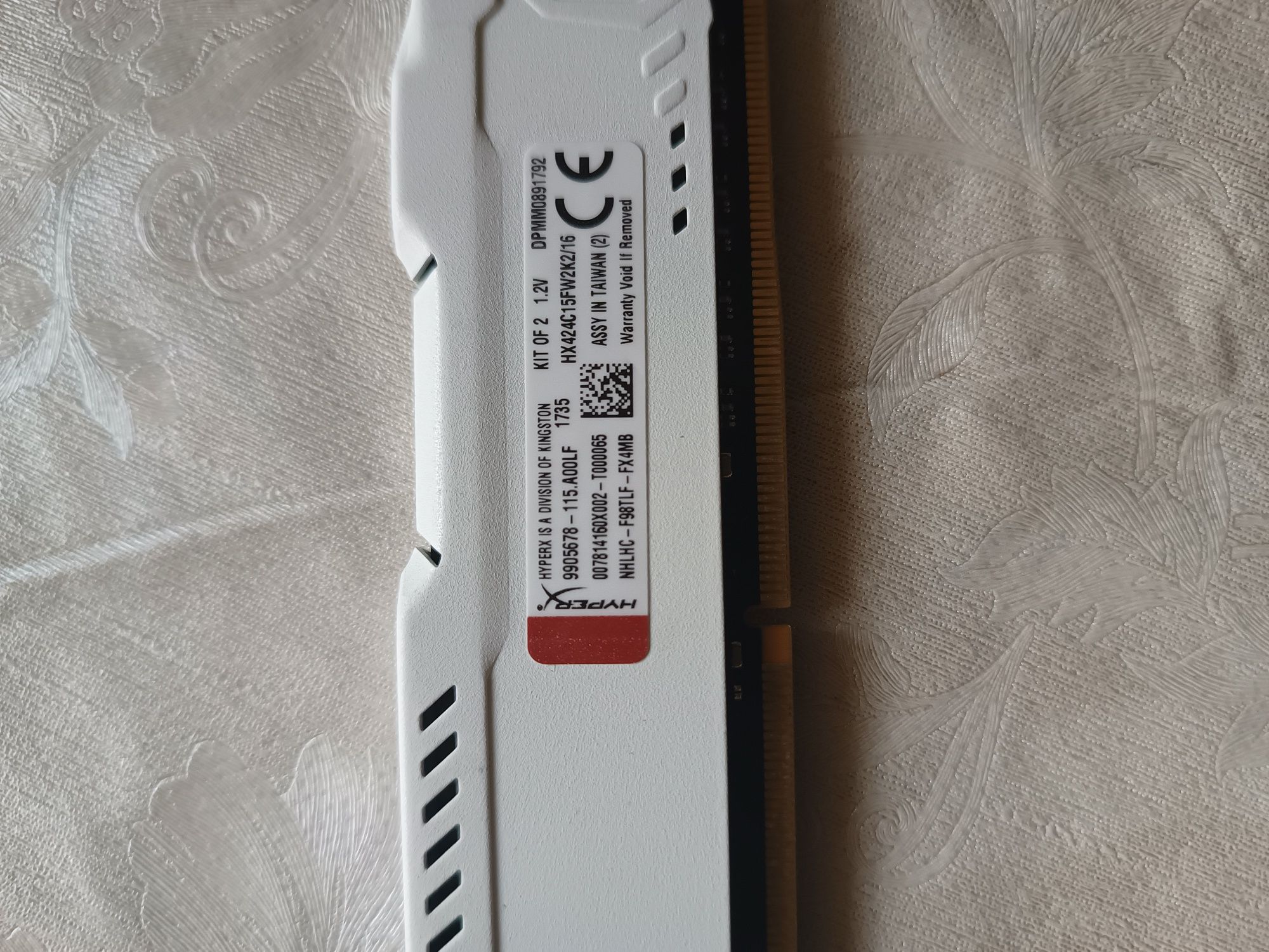 Ddr4,Fury Kingston 2*8GB