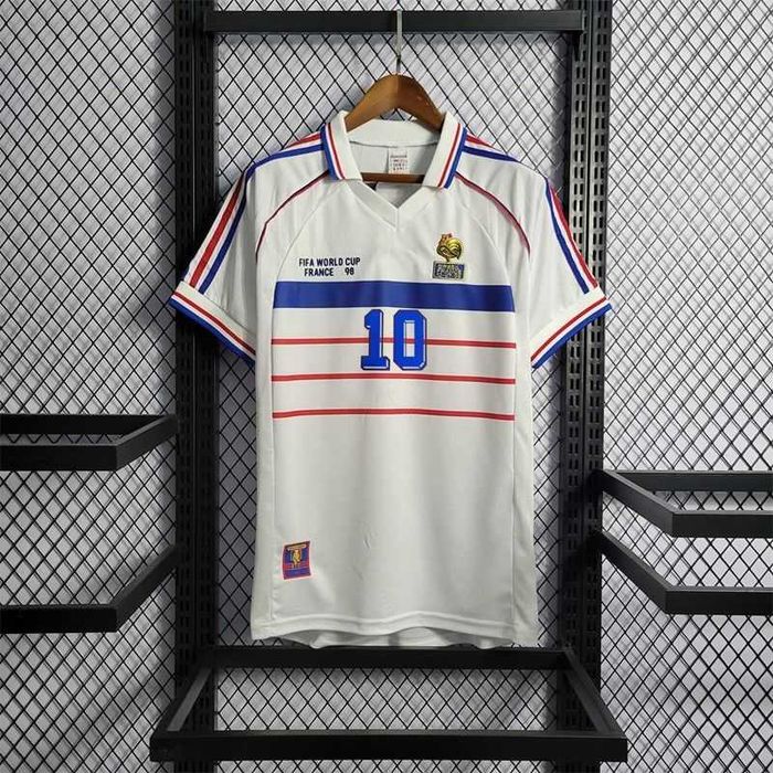 Ретро футболка Zidane, збірна Франції 1998 року, Синя