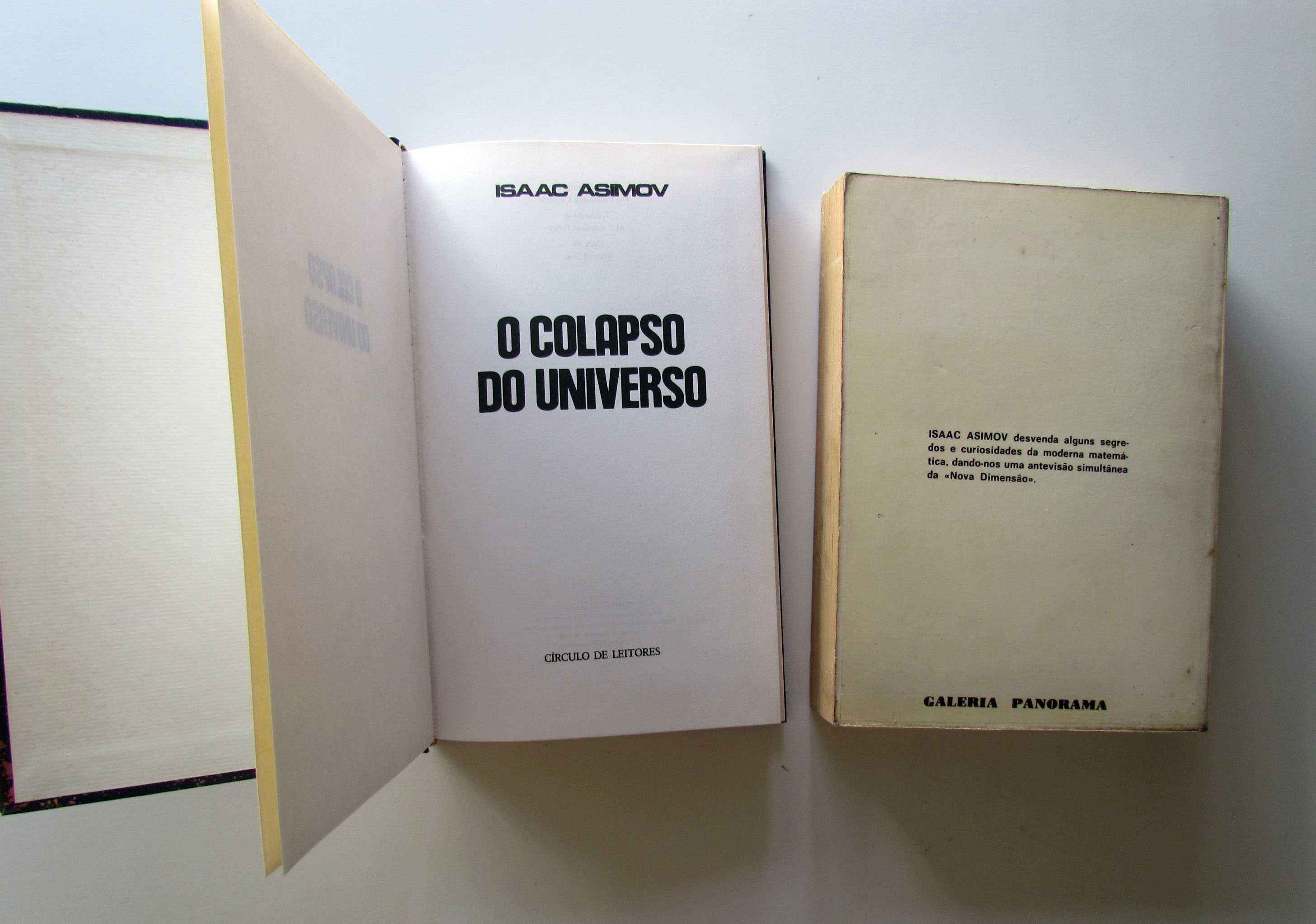 Isaac ASIMOV  Colapso e  Teoremas - 2 Livros