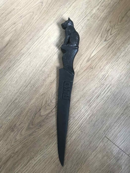 Rzezbiony noz do listow unikat