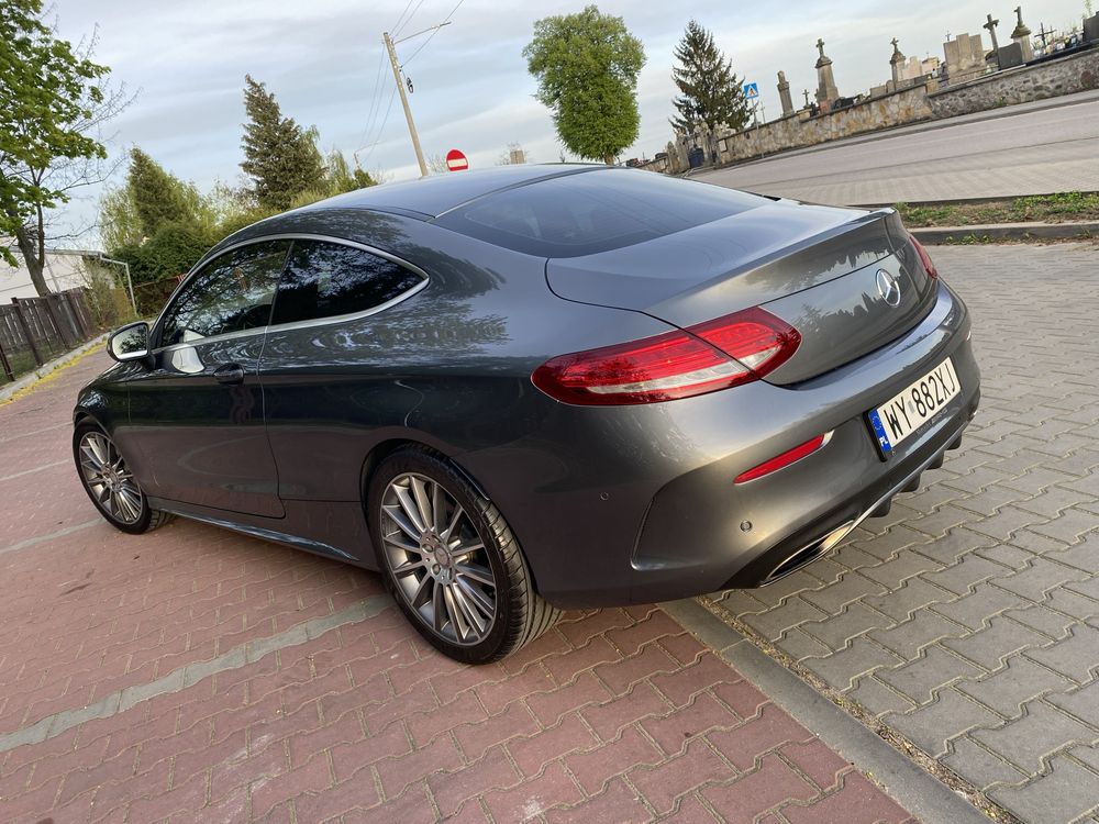 Mercedes Benz C300 AMG Coupe 245KM Bezwypadkowy Salon Polska Zamiana