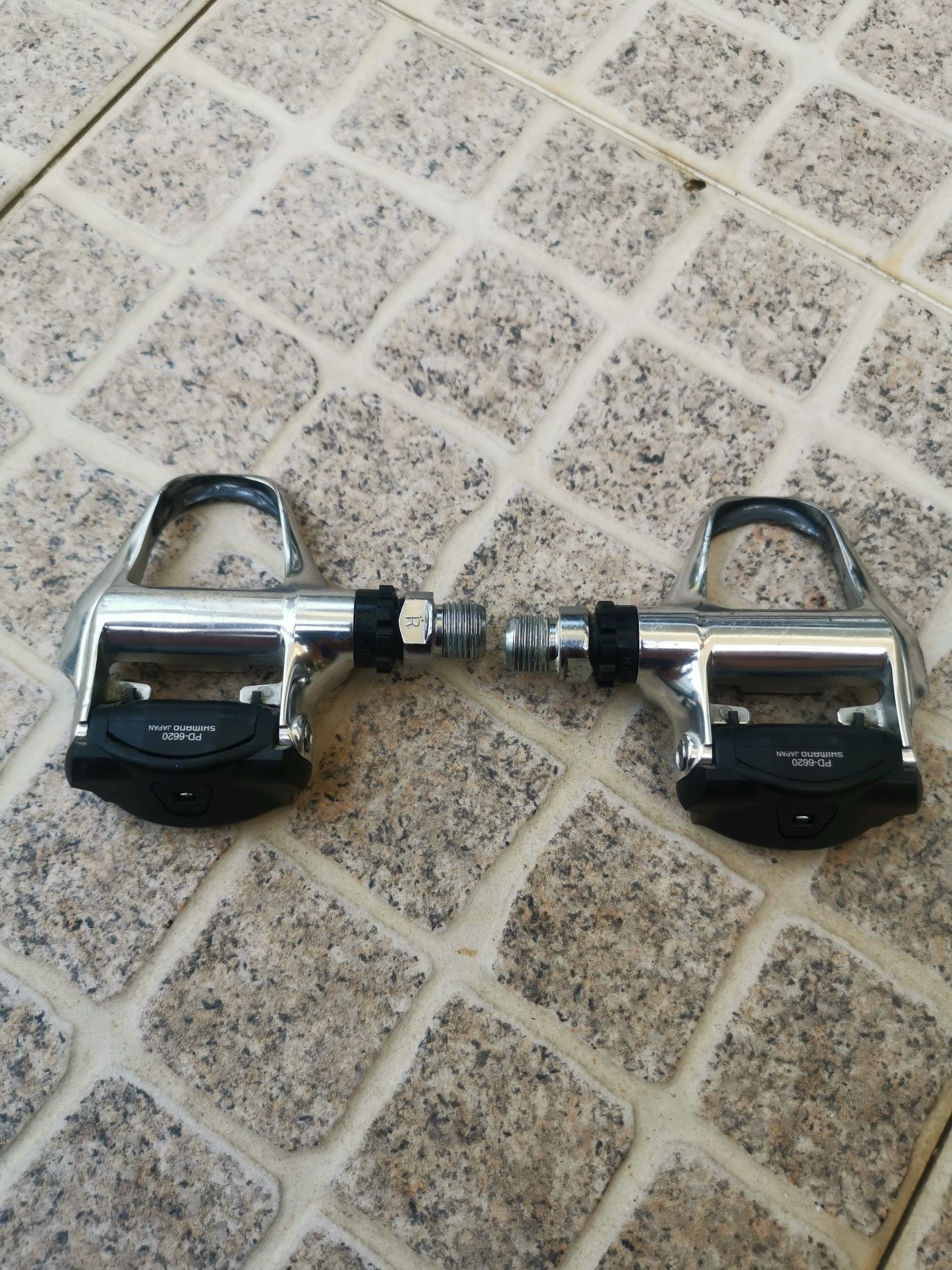 Pedais shimano ultegra 6620