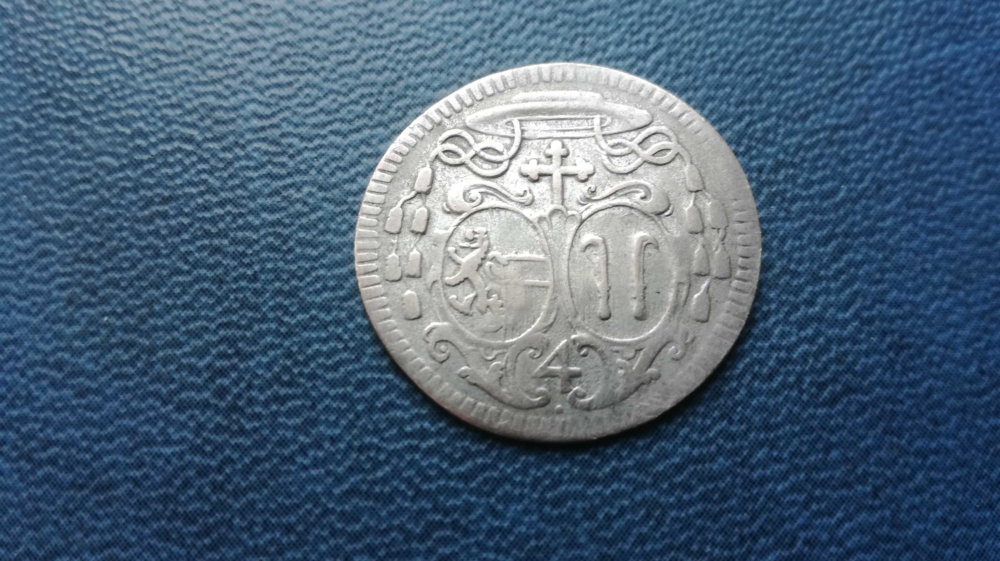 Arcybiskupstwo Salzburga 4 krajcary 1747_srebro (rzadka)