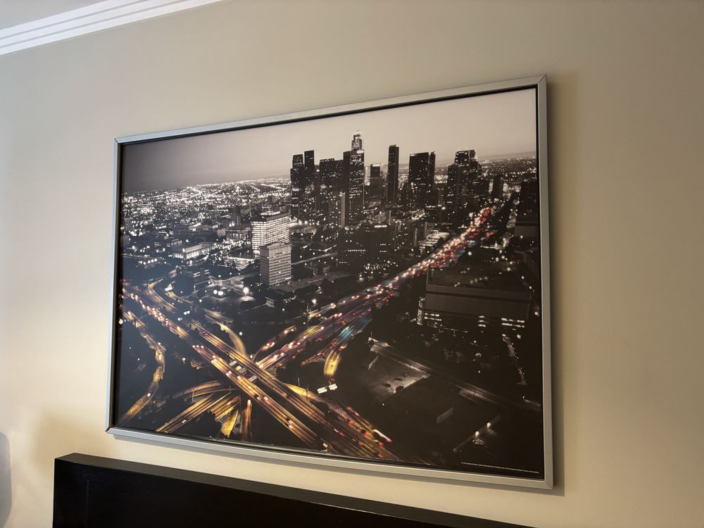 Tela / Quadro com imagem citadina 1x1,40m