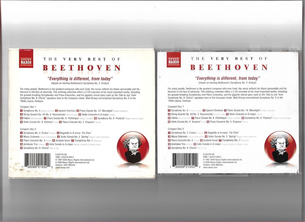 2 CDs The Very Best of Beethoven