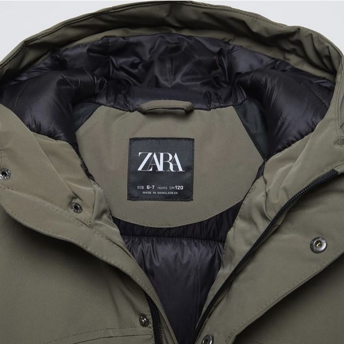 Мегакрута тепла водовідштовхуюча куртка, парка Zara, 13-14р, 164см