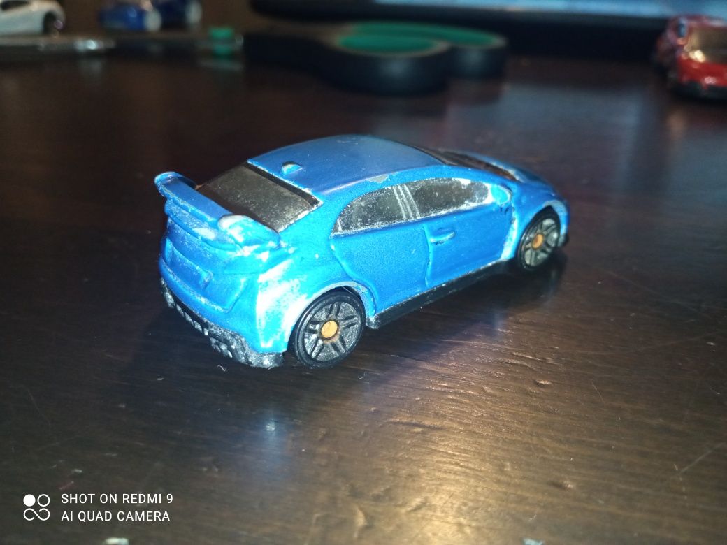 Honda Civic Type-R hot wheels niebieska