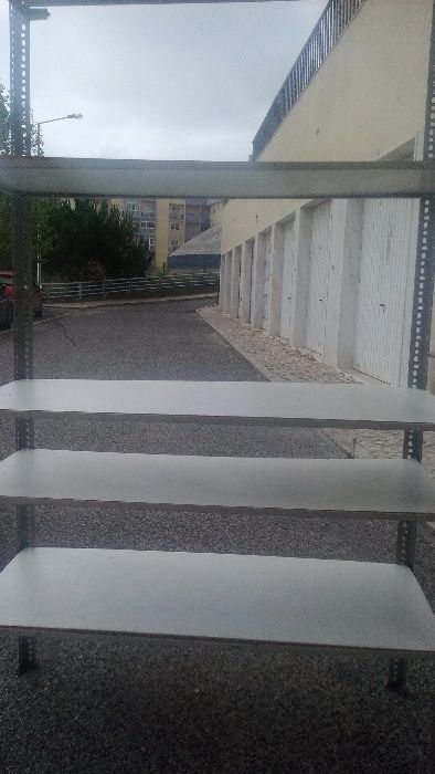 Estante metálica Handy 3m altura X80x30cm ou 3m de altura x90x90cm